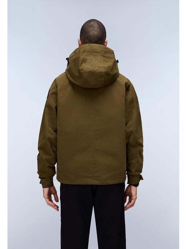 Napapijri Men's Rivalto Cotton Jacket - Dark Green Olive Image 6