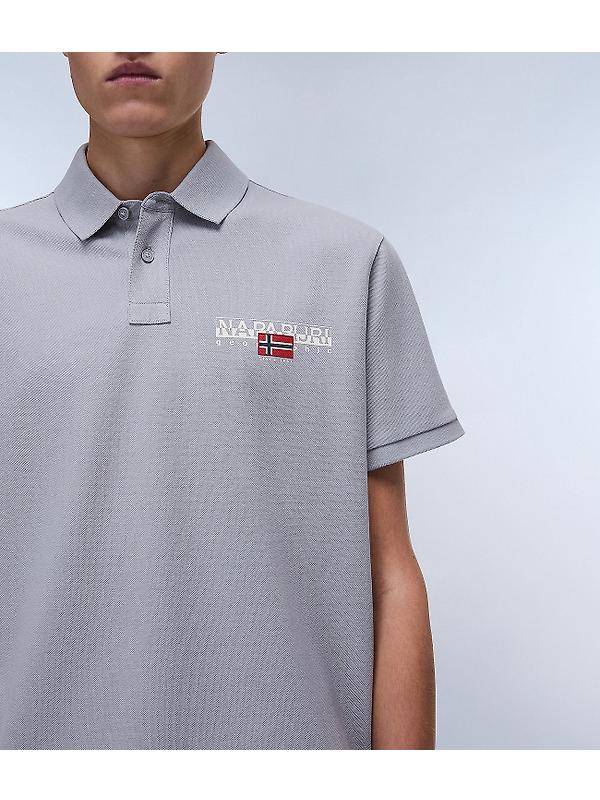 Napapijri Men's Aylmer Short Sleeve Polo Shirt - Ultimate Grey Image 5