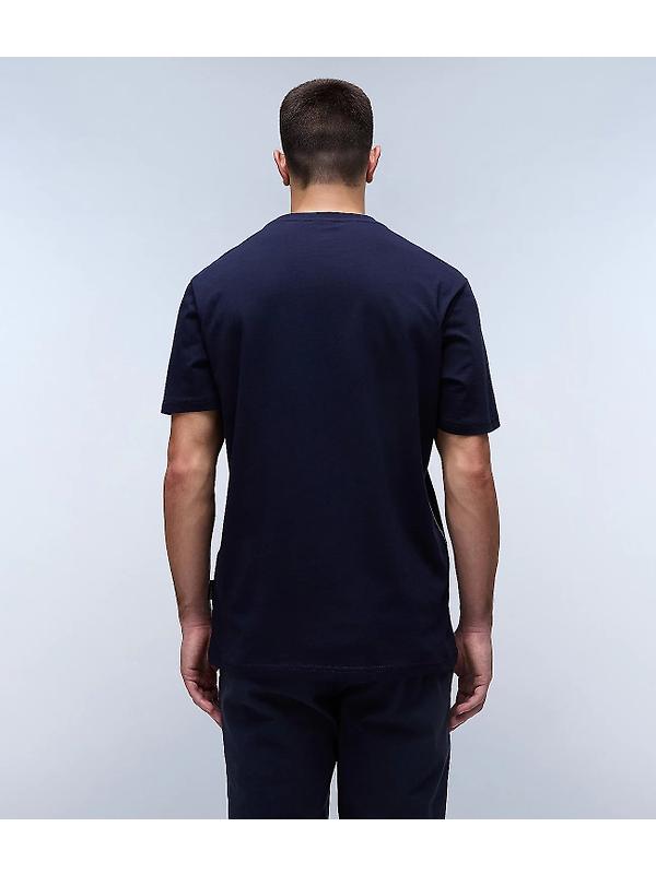 Napapijri Men's Aylmer Short Sleeve T-Shirt - Blue Marine Image 5