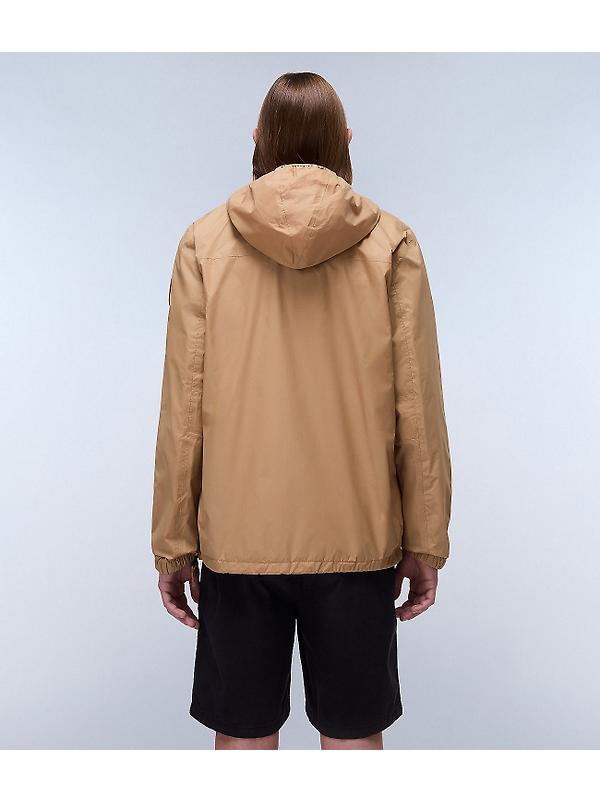 Napapijri Rainforest Ripstop Anorak Jacket - Tannin Beige Image 7