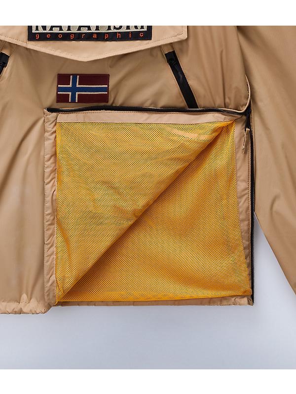 Napapijri Rainforest Ripstop Anorak Jacket - Tannin Beige Image 5