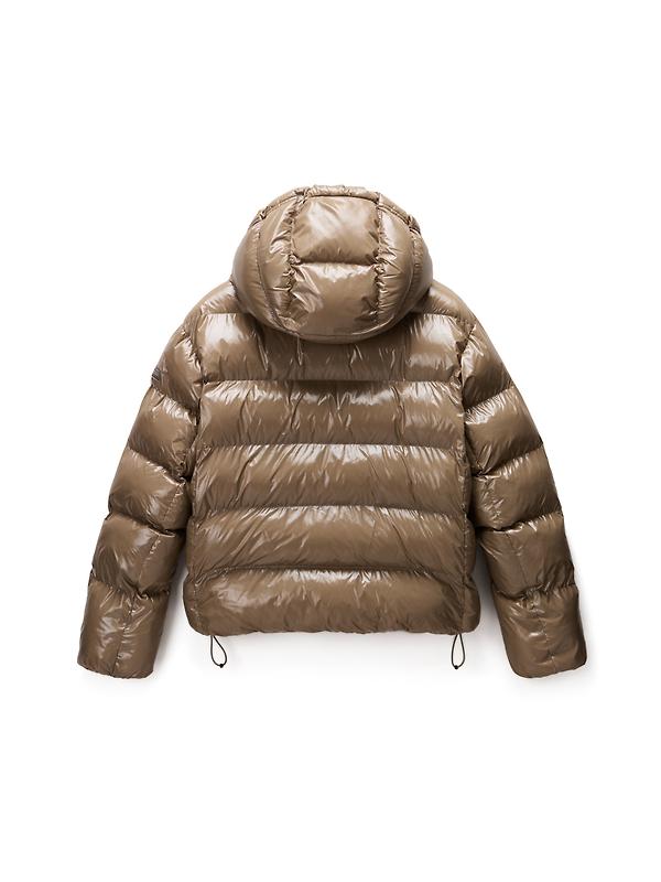 Napapijri Women's Glane High Shine Puffer Jacket - Fallen Rock Image 8