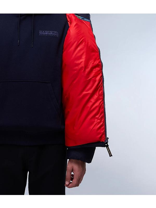 Napapijri Men's Moesa Hooded Puffer Jacket - Blue Marine Image 11