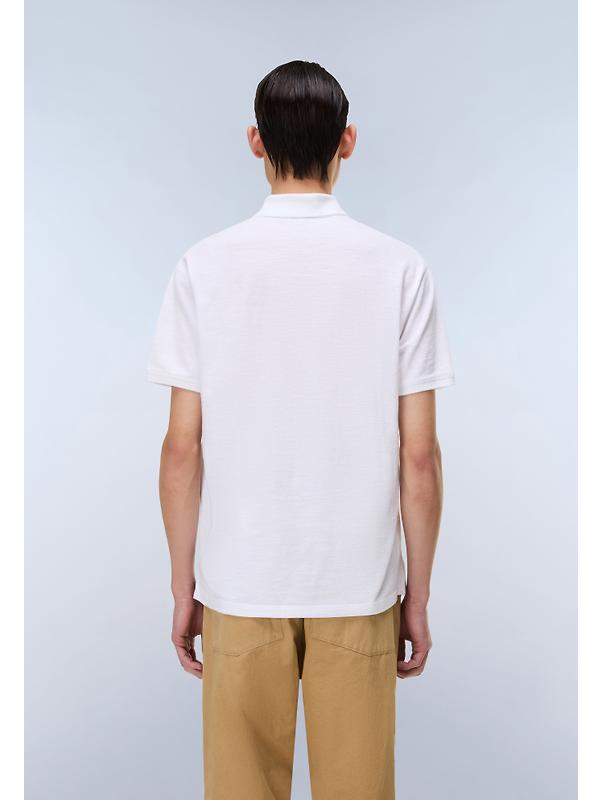 Napapijri Men's Ebea Short Sleeve Polo Shirt - Bright White Image 4