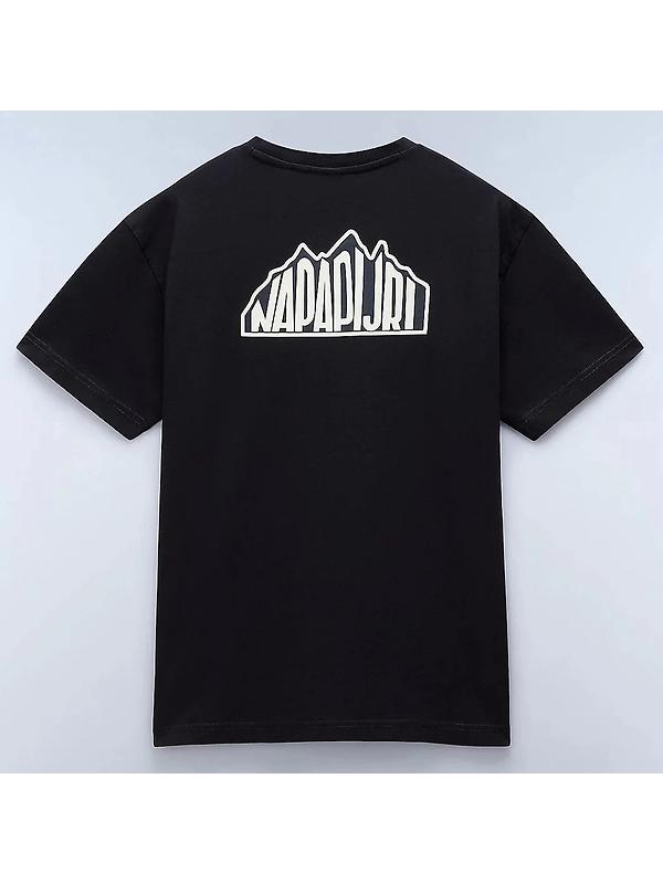 Napapijri Men's Linth Short Sleeve T-shirt - Black Image 2