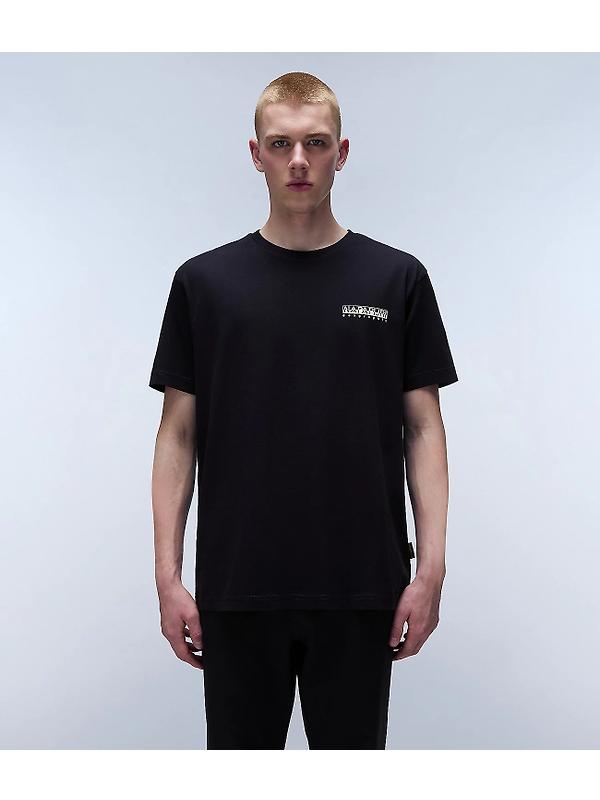 Napapijri Men's Linth Short Sleeve T-shirt - Black Image 4