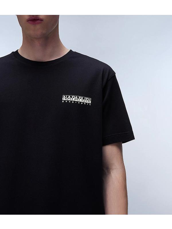 Napapijri Men's Linth Short Sleeve T-shirt - Black Image 5