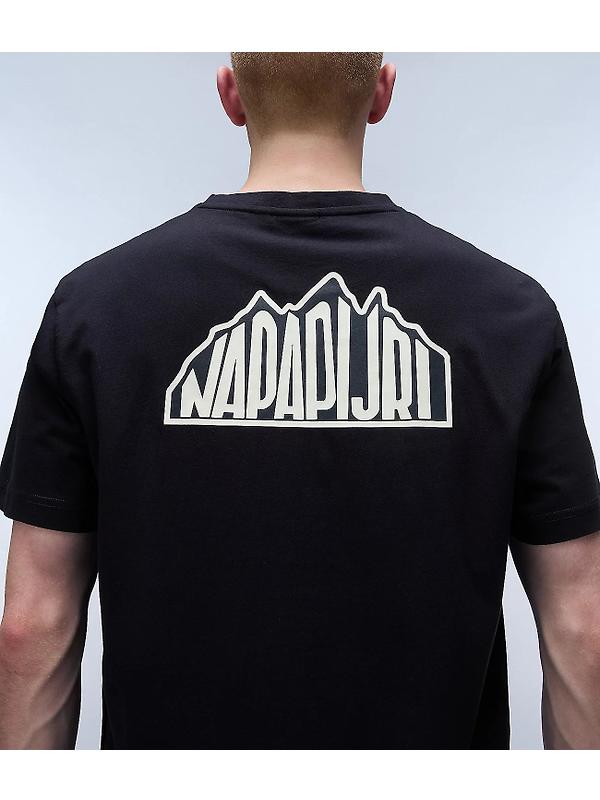 Napapijri Men's Linth Short Sleeve T-shirt - Black Image 6
