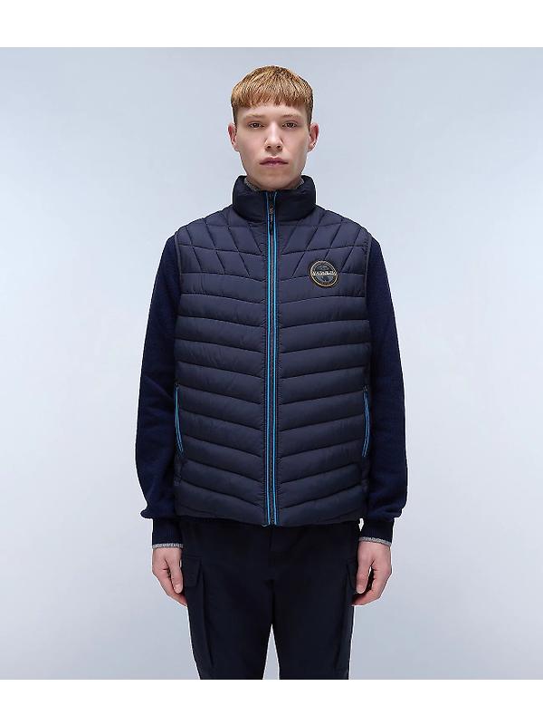 Napapijri Men's A-Lapaz Vest - Blue Marine Image 4