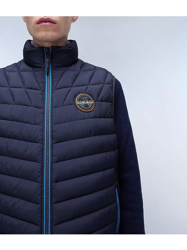 Napapijri Men's A-Lapaz Vest - Blue Marine Image 6
