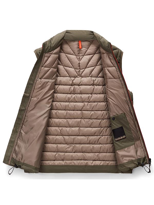 Napapijri Men's Lapaz Padded Gilet - Tea Leaf Image 2