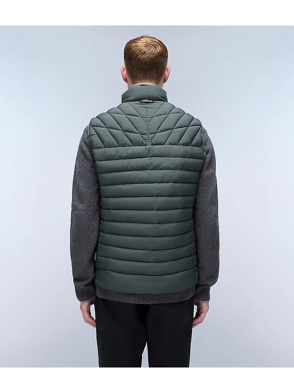 Napapijri Men's A-Lapaz Vest - Green Urban Image 5