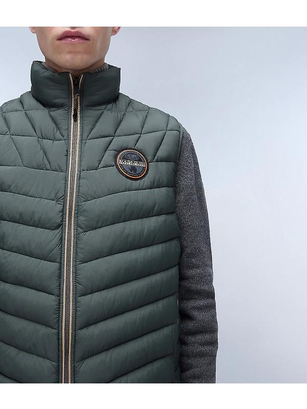 Napapijri Men's A-Lapaz Vest - Green Urban Image 6