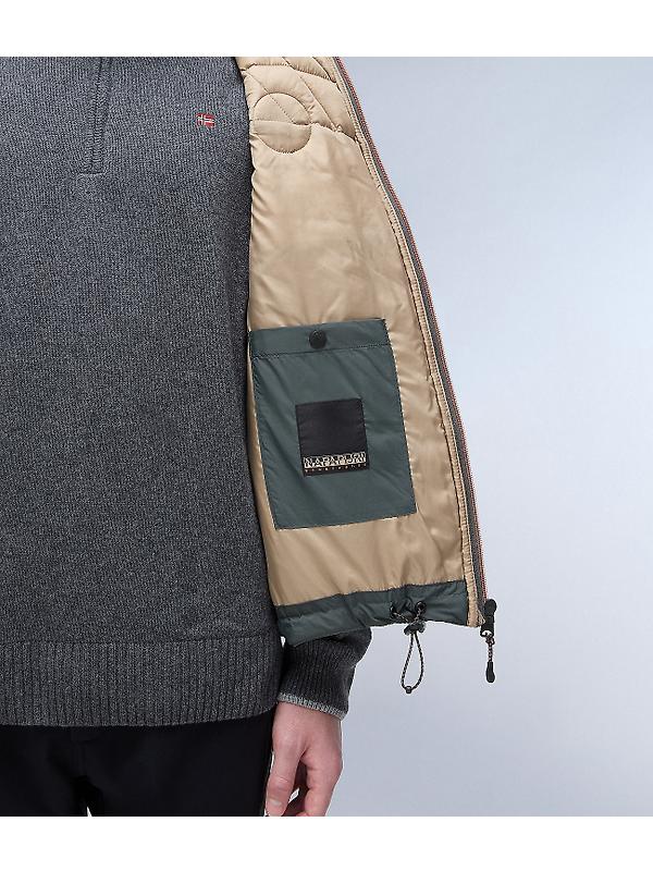 Napapijri Men's A-Lapaz Vest - Green Urban Image 7
