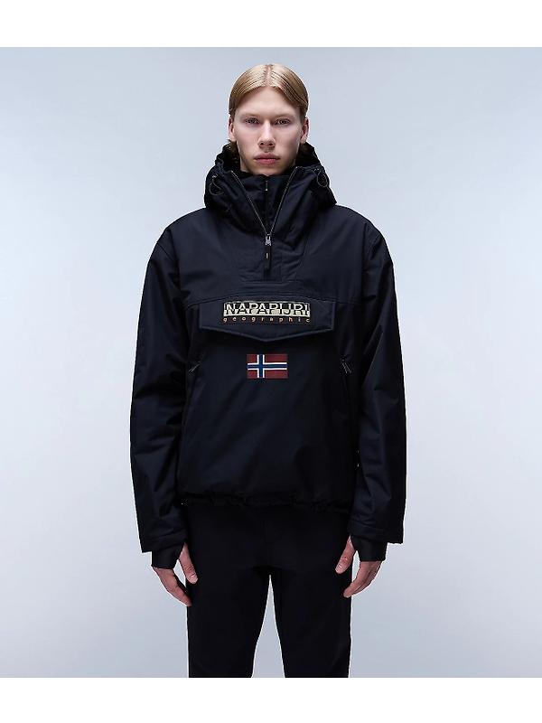 Napapijri Men's Rainforest Next Anorak Jacket - Black Beauty Image 2