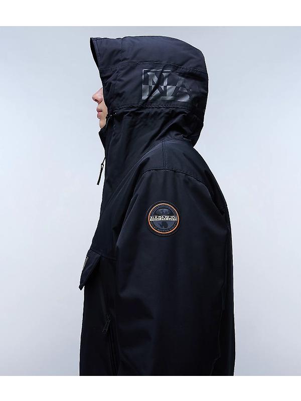 Napapijri Men's Rainforest Next Anorak Jacket - Black Beauty Image 7