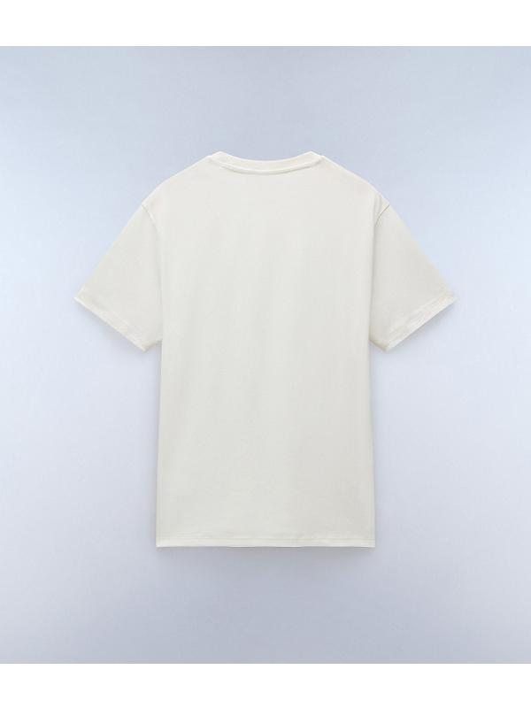 Napapijri Men's Vanni Short Sleeve T-Shirt - White Heron Image 2
