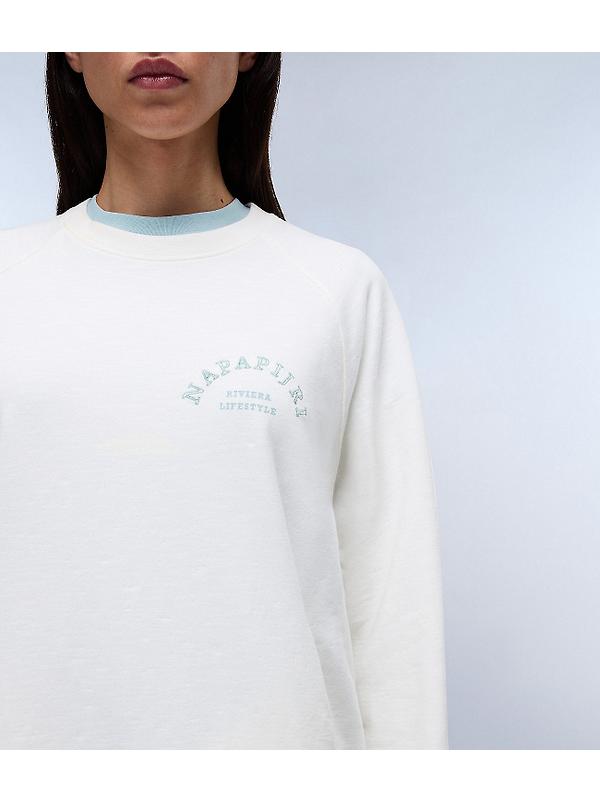 Napapijri Women's Fete Sweatshirt - White Heron Image 3