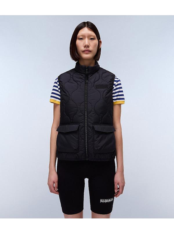 Napapijri Women's Belle Short Quilted Vest - Black Beauty Image 5