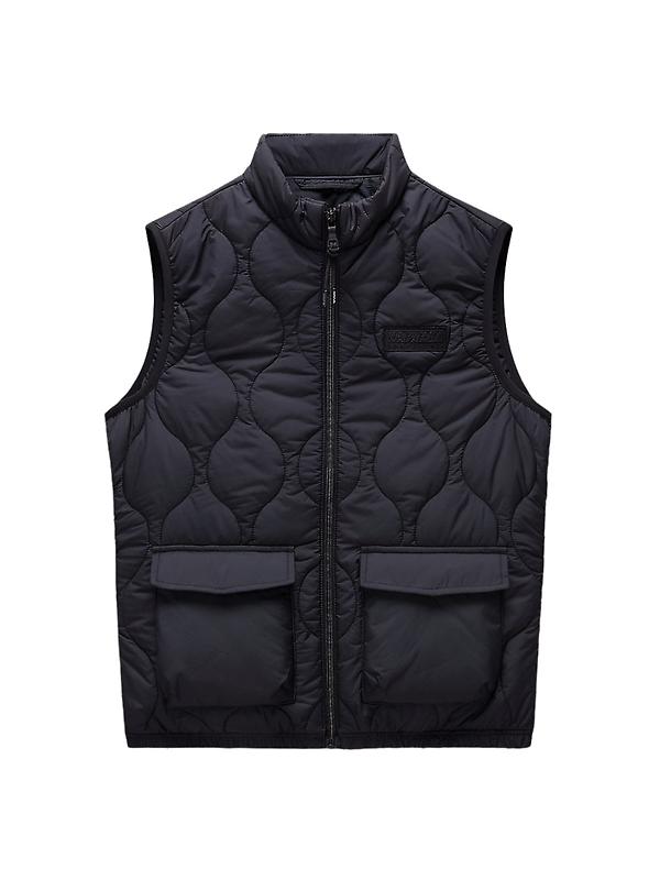 Napapijri Women's Belle Short Quilted Vest - Black Beauty Product Image