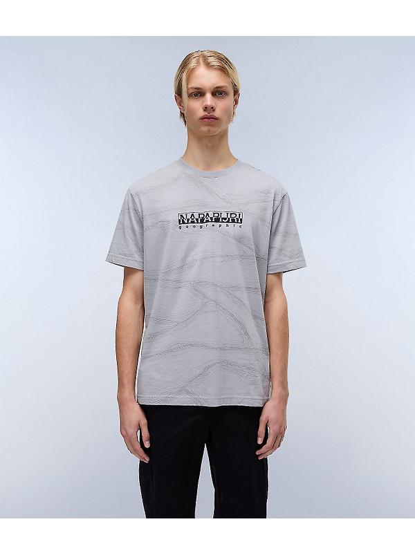 Napapijri Men's Cellini Short Sleeve T-Shirt - Grey Image 4