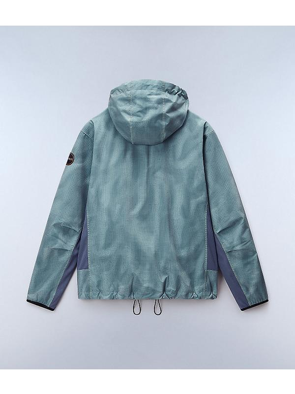 Napapijri Tartuca Print Short Jacket - Green Image 7