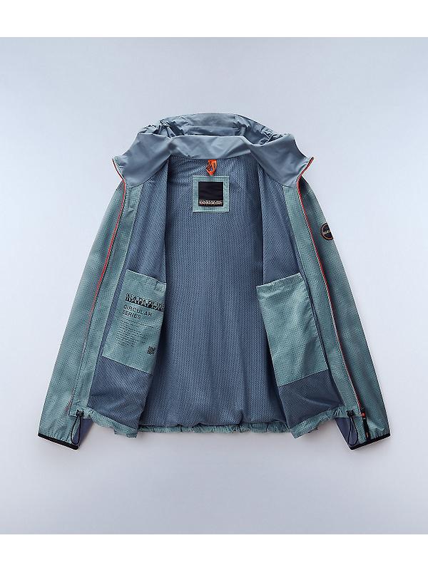 Napapijri Tartuca Print Short Jacket - Green Image 8
