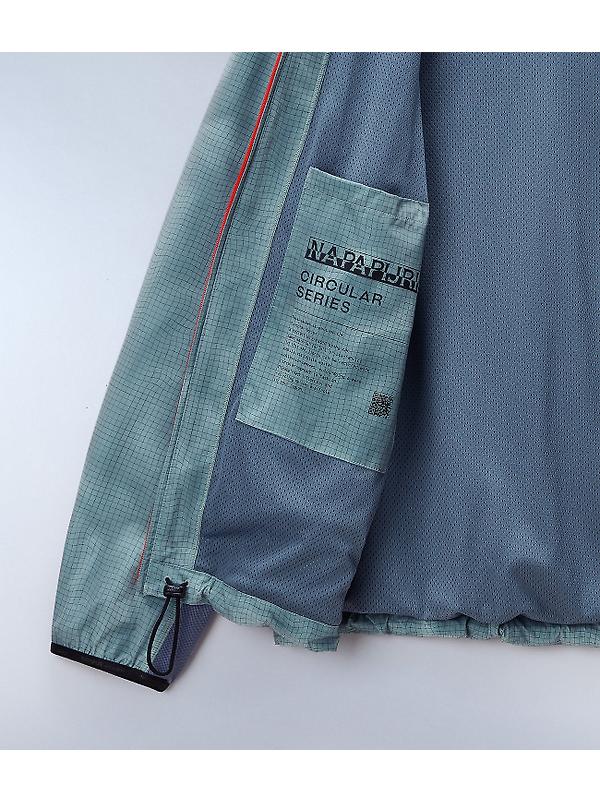 Napapijri Tartuca Print Short Jacket - Green Image 9