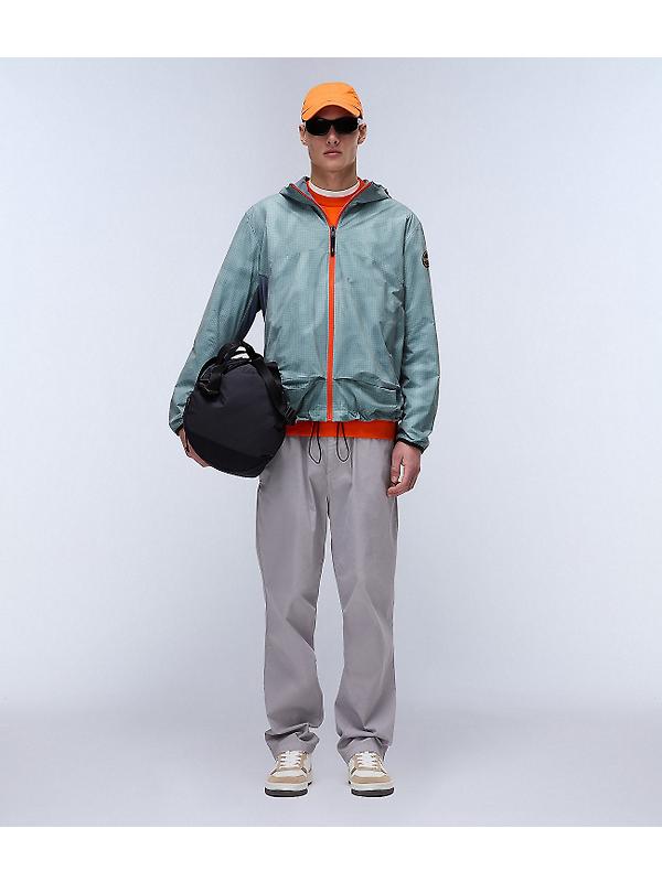 Napapijri Tartuca Print Short Jacket - Green Image 3