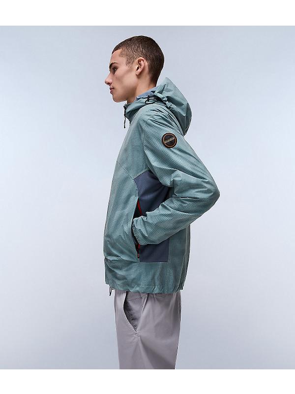 Napapijri Tartuca Print Short Jacket - Green Image 5