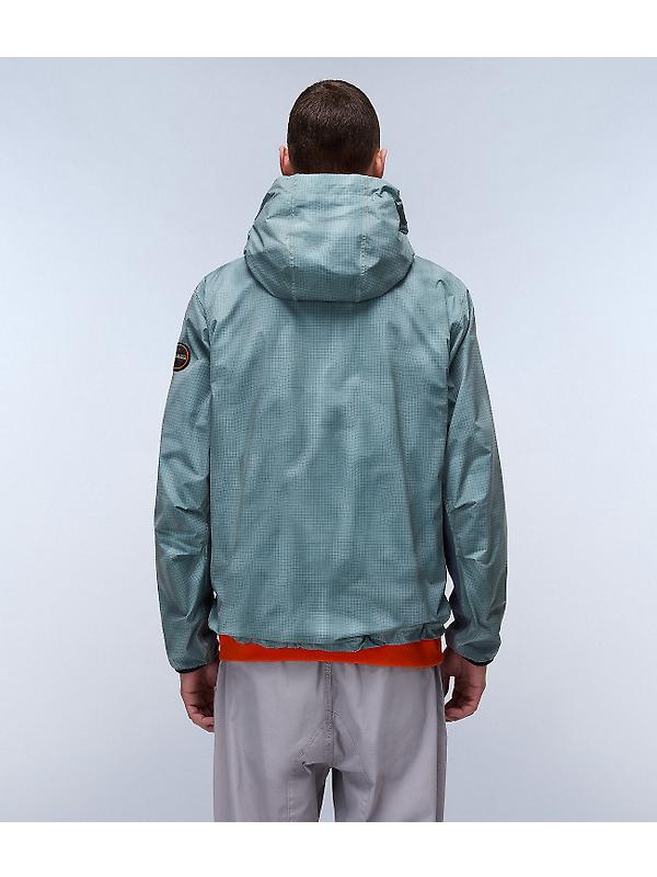 Napapijri Tartuca Print Short Jacket - Green Image 6