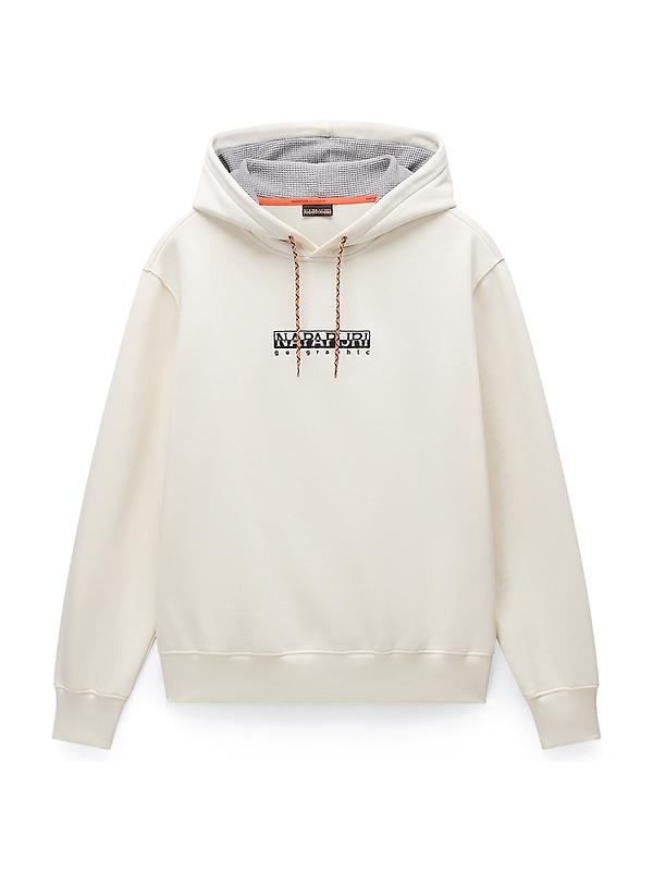Napapijri Men's Fiemme Printed Hoody - Beige Dimity Image 1