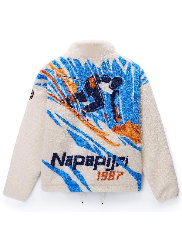 Napapijri Men's Fiemme All Over Print Fleece - Multi Image 2