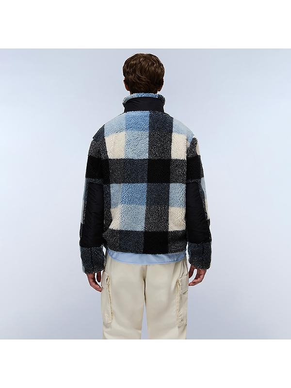 Napapijri Men's Montepianna Curly Fleece - Check Image 6