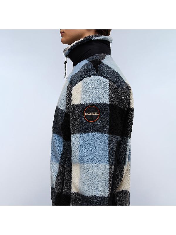 Napapijri Men's Montepianna Curly Fleece - Check Image 7