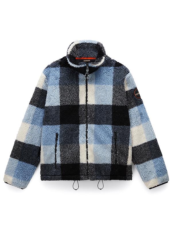 Napapijri Men's Montepianna Curly Fleece - Check Image 1