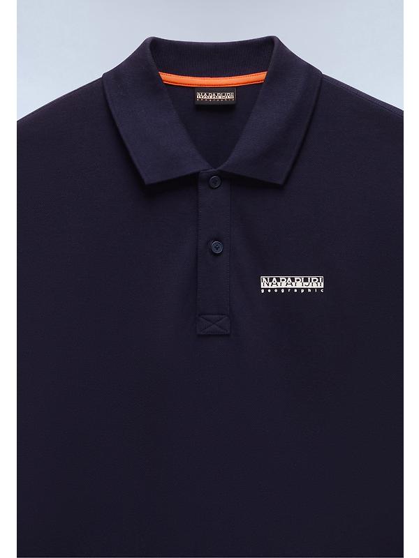 Napapijri Men's Small Box Polo Shirt - Navy Image 6