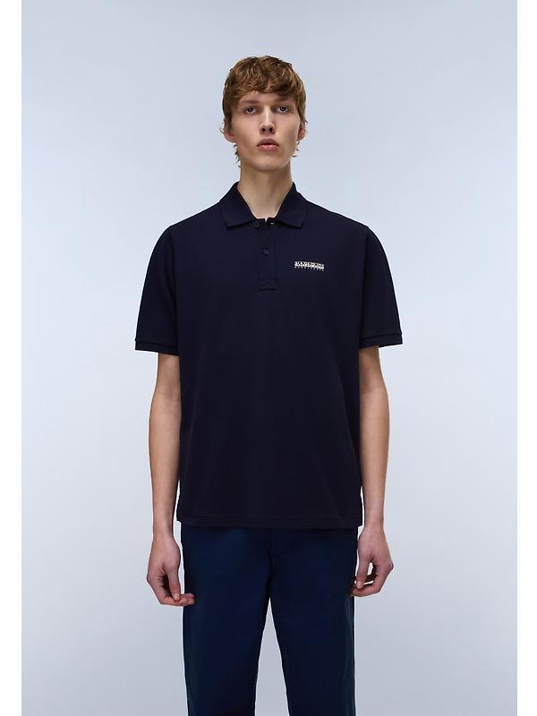 Napapijri Men's Small Box Polo Shirt - Navy Image 2