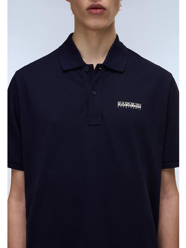 Napapijri Men's Small Box Polo Shirt - Navy Image 4