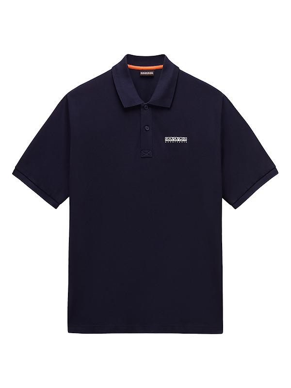Napapijri Men's Small Box Polo Shirt - Navy Image 1