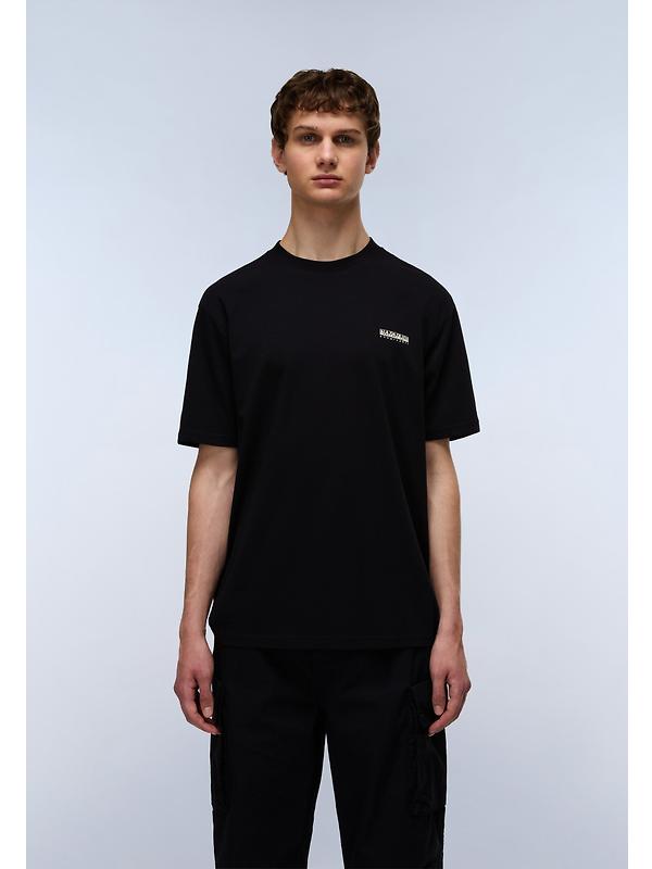 Napapijri Men's Small Box T-Shirt - Black Beauty Image 2