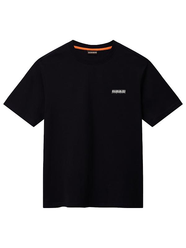 Napapijri Men's Small Box T-Shirt - Black Beauty Image 1