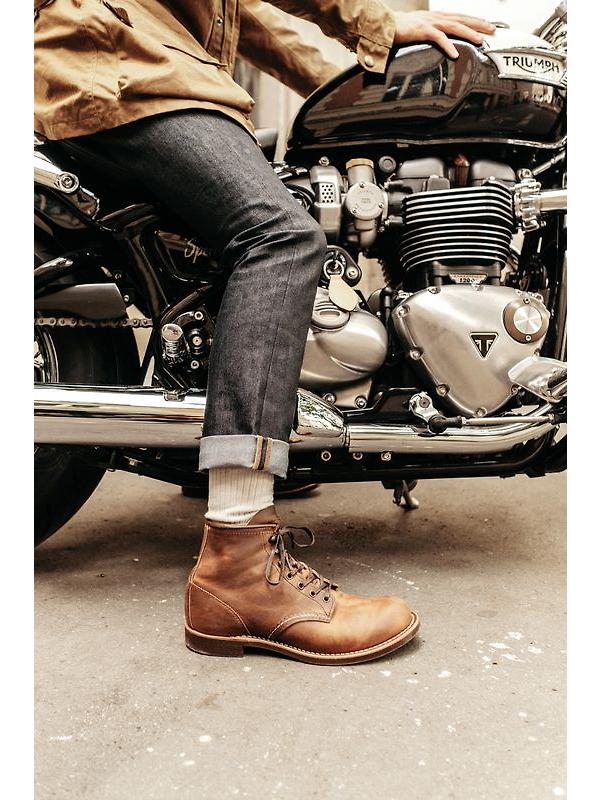 Red Wing Men's Blacksmith 6" Boot Rough & Tough Leather - Copper - Style 3343 Image 10