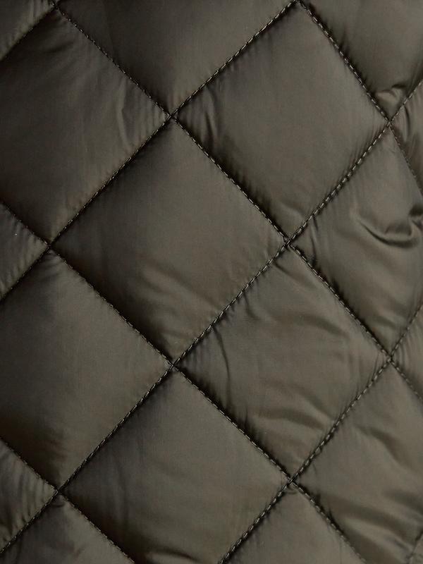 Joules Women's Braemar Luxe Showerproof Diamond Quilted Gilet - Khaki Green Image 13