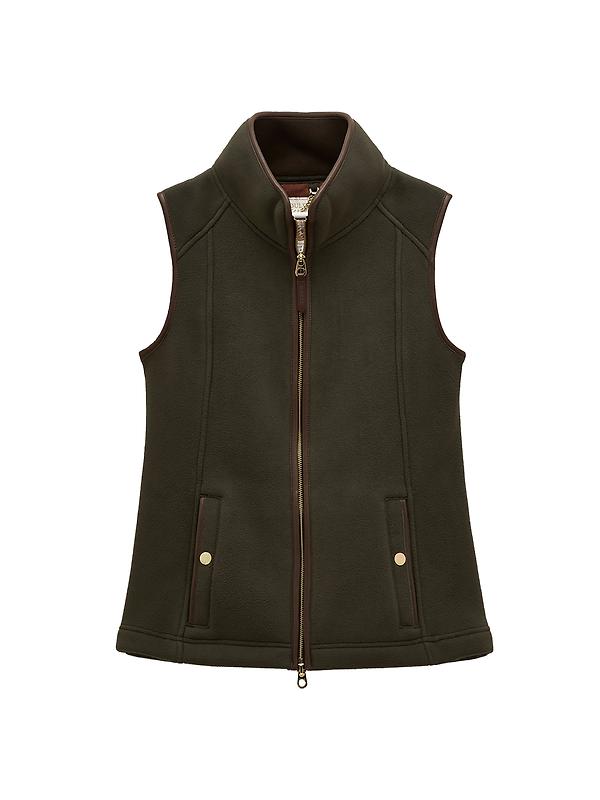 Joules Women's Heritage Fleece Gilet - Khaki Image 1