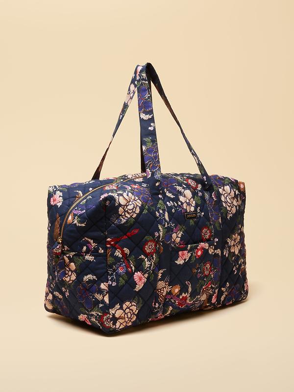 Joules Women's Dolly Printed Holdall Bag - Blue Image 4