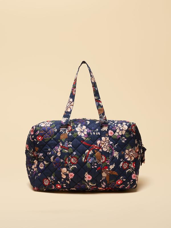 Joules Women's Dolly Printed Holdall Bag - Blue Image 5