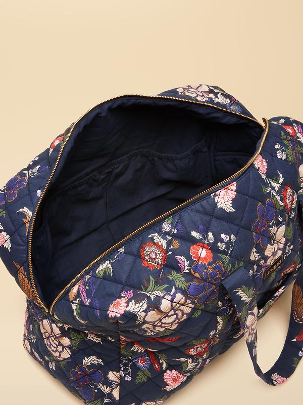 Joules Women's Dolly Printed Holdall Bag - Blue Image 8