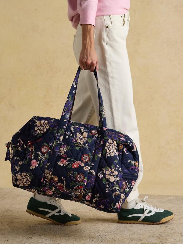 Joules Women's Dolly Printed Holdall Bag - Blue Image 2