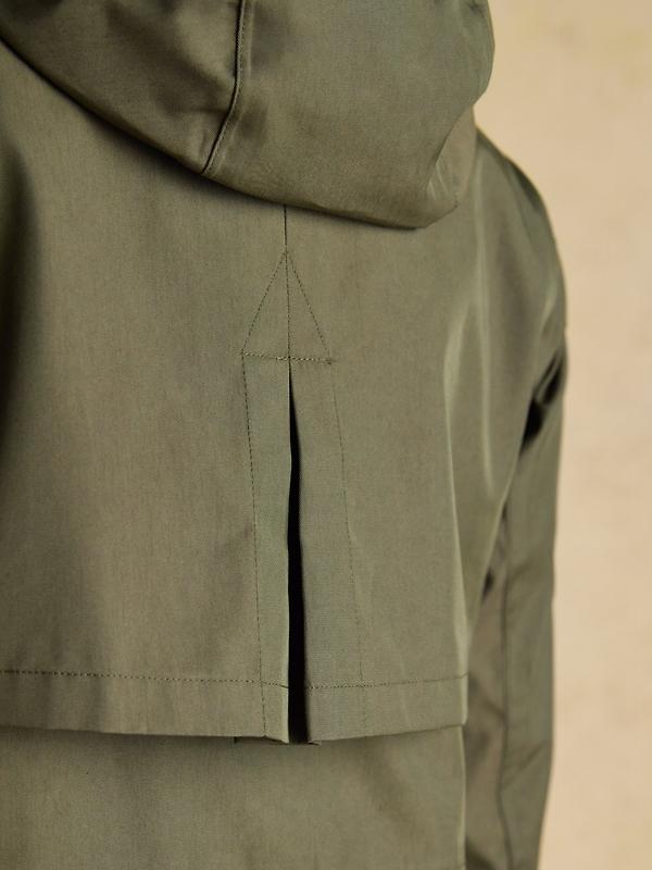 Joules Women's Portwell Waterproof Raincoat - Green Grapeleaf Image 10